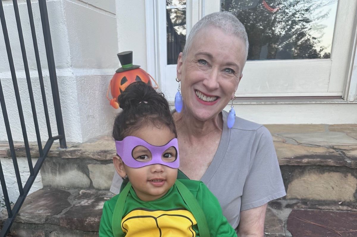 Lynn and grandchild
